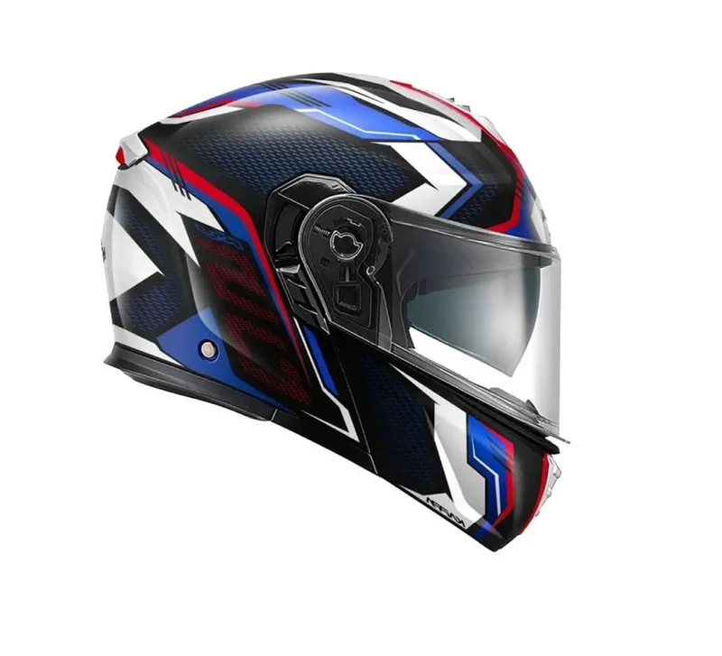 KAPPA KV50 MOTO MODULAR CASCO AZUL NEGRO ROJO