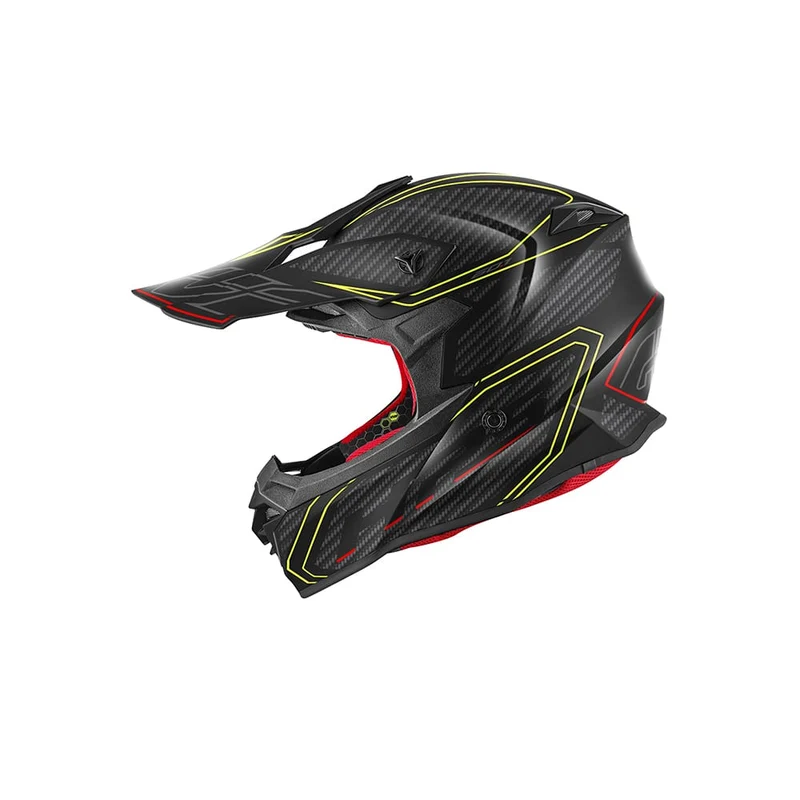GIVI CASCO FULL 601/EFFECT NEGRO-MT/YELLOW/ROJO