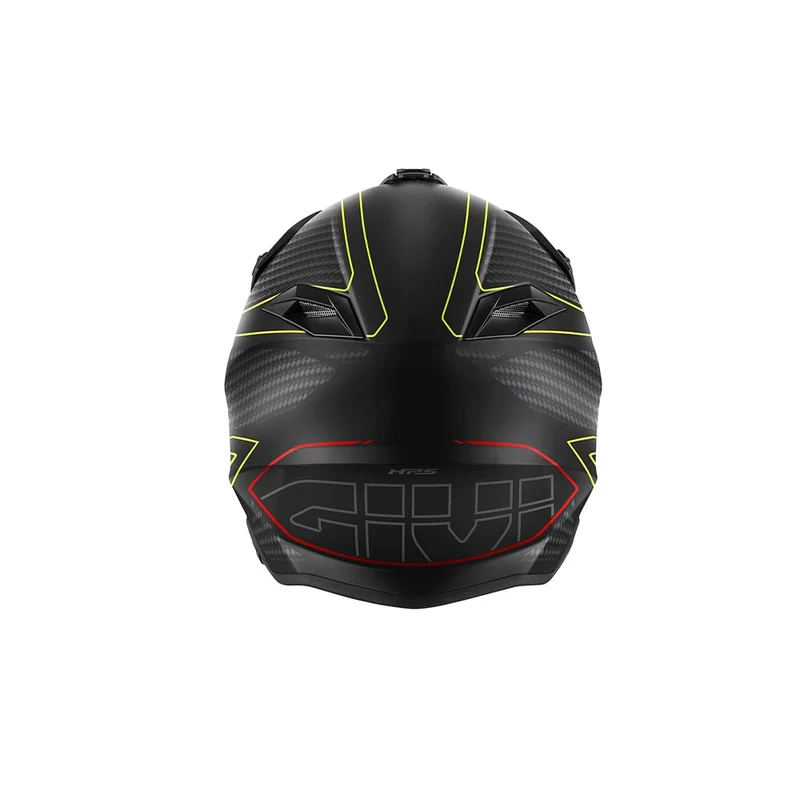 GIVI CASCO FULL 601/EFFECT NEGRO-MT/YELLOW/ROJO
