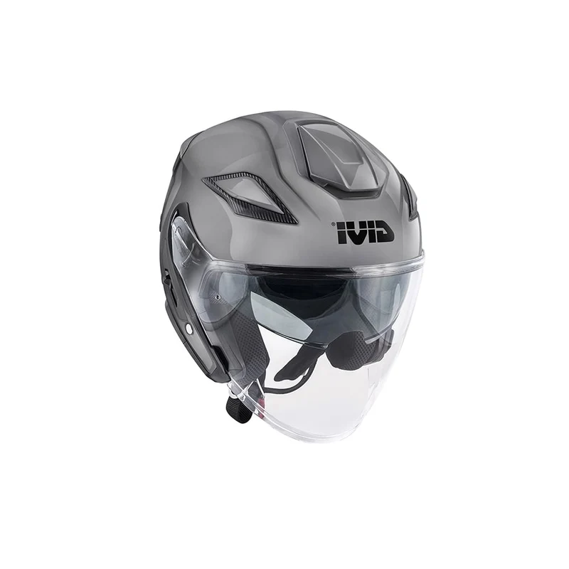GIVI X29 Fiber Casco Jet Para Moto Abierto Gris