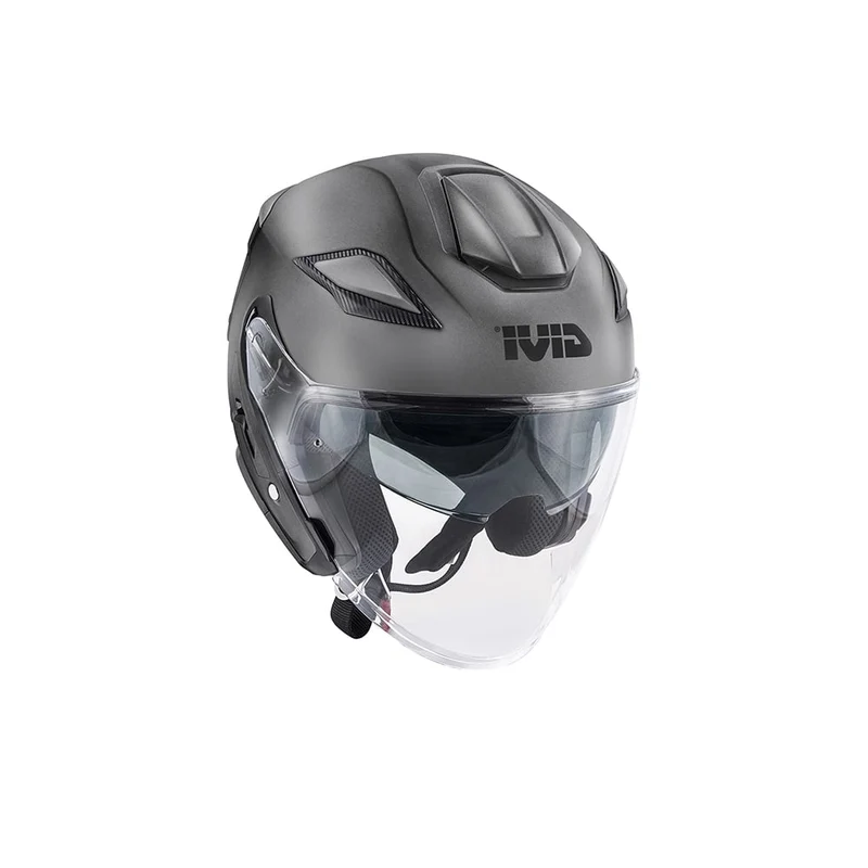 GIVI X29 Fiber Casco Jet Para Moto Urban Street Scooter Titanio