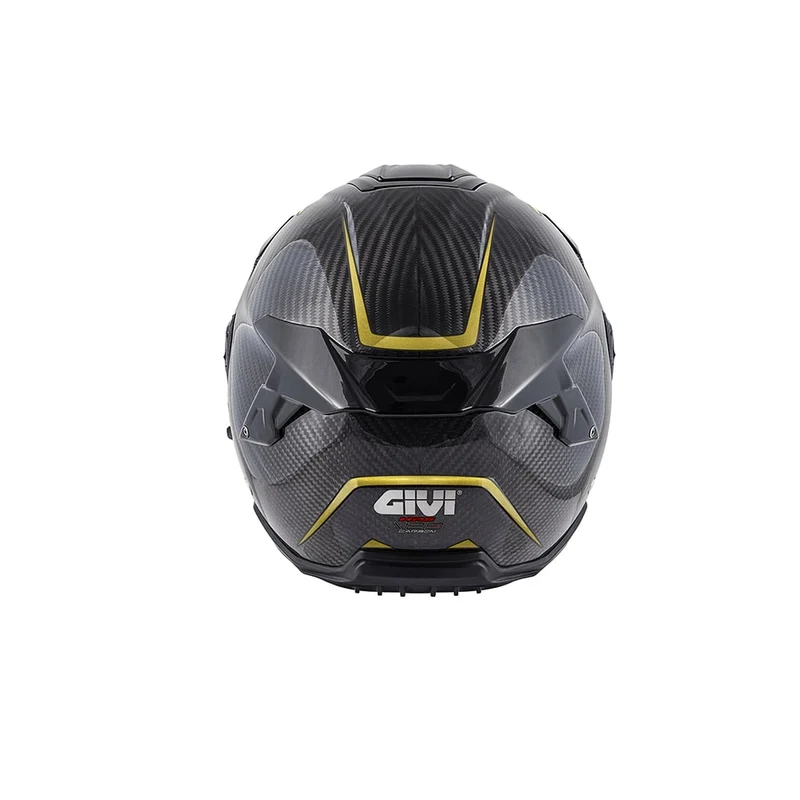 GIVI X29 Casco Jet Para Scooter De Carbono BR Dorado
