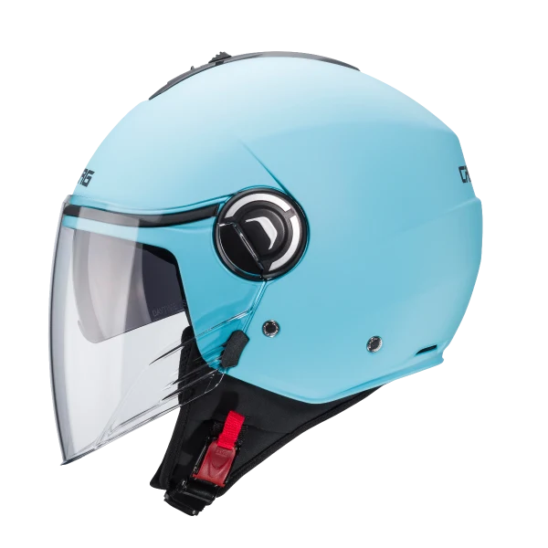 CABERG IVIERA V4X Casco De Moto Jet Azul Claro Mate