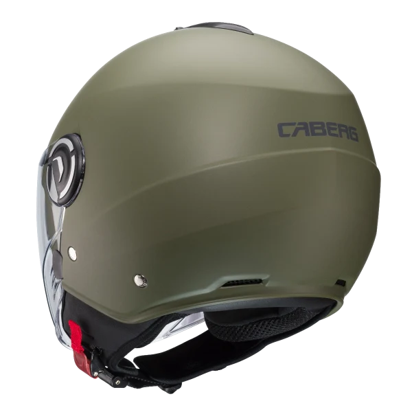 CABERG IVIERA V4X Casco Jet Para Moto Verde Militar Mate