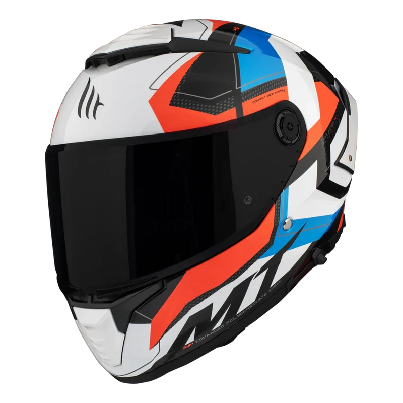 MT THUNDER 4 SV VALIANT INTEGRAL DEPORTIVO TURISMO CASCO DE MOTO A0 PERLA BRILLANTE