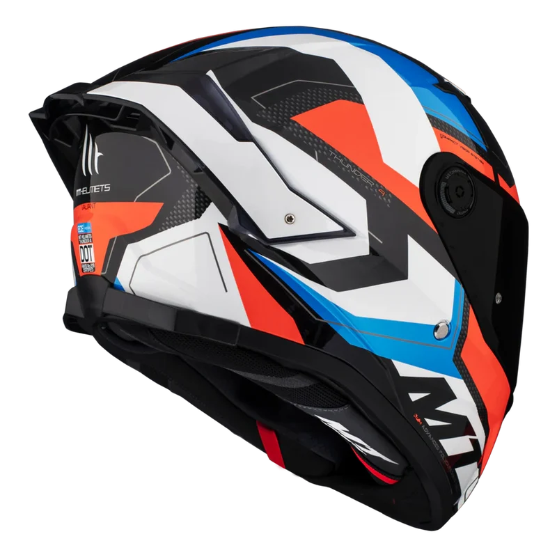 MT THUNDER 4 SV VALIANT INTEGRAL DEPORTIVO TURISMO CASCO DE MOTO A0 PERLA BRILLANTE