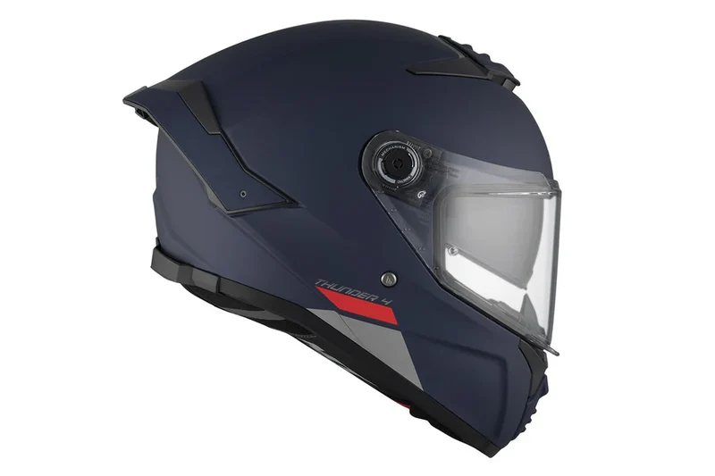 MT THUNDER 4 SV SÃ“LIDA INTEGRAL TURISMO CASCO DE MOTO A7 AZUL MATE