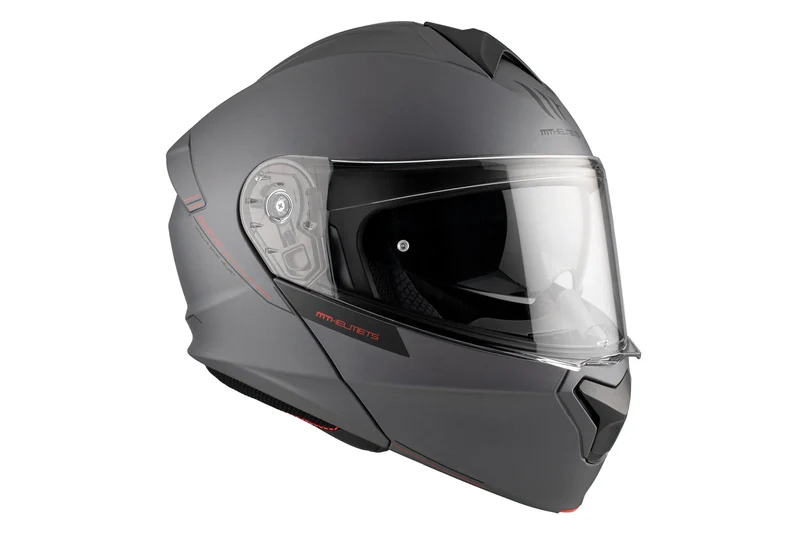 MT GENESIS SV SOLID MODULAR CASCO DE MOTO A1 TITANIO MATE