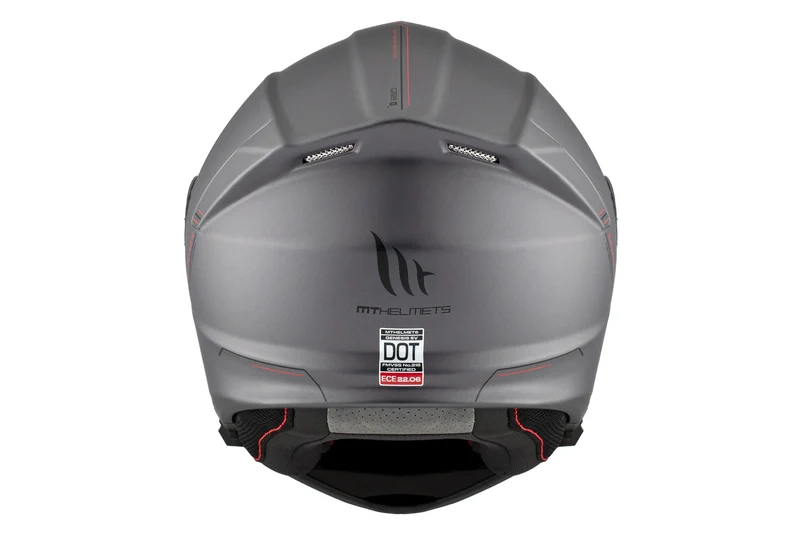 MT GENESIS SV SOLID MODULAR CASCO DE MOTO A1 TITANIO MATE