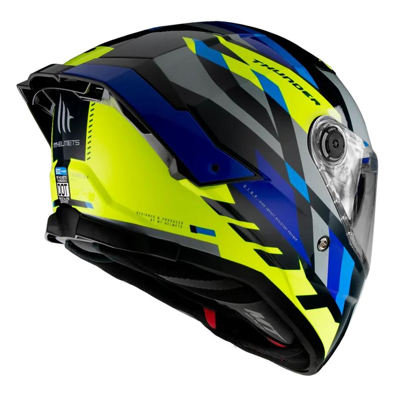 MT THUNDER 4 SV ERGO DEPORTIVO TURISMO INTEGRAL CASCO DE MOTO E17 BRILLO