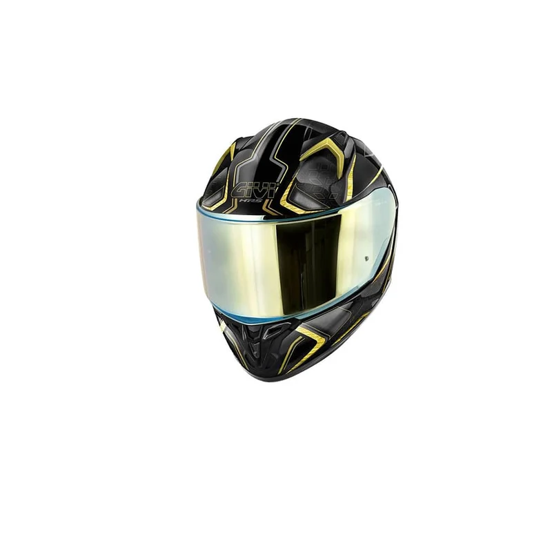 GIVI 508 MYSTICAL Moto Integral Casco Negro Bronce Oro