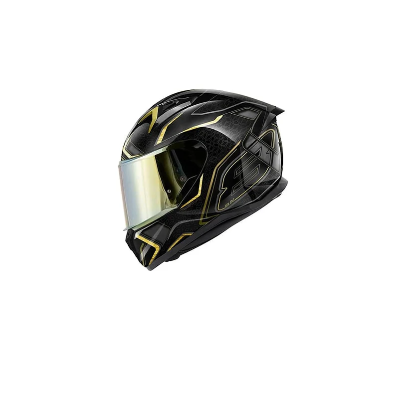 GIVI 508 MYSTICAL Moto Integral Casco Negro Bronce Oro