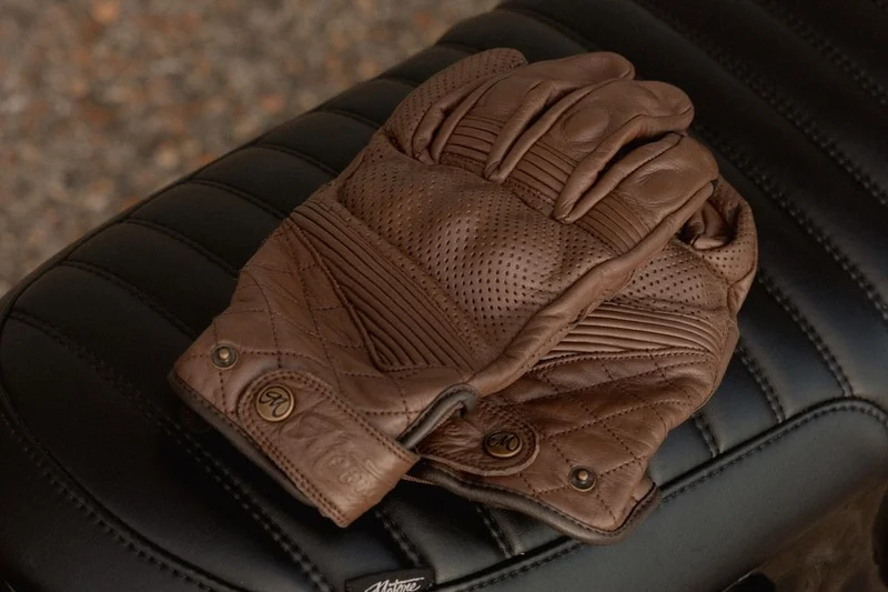 MOTONE MC-07 GUANTES DE MOTO MARRON