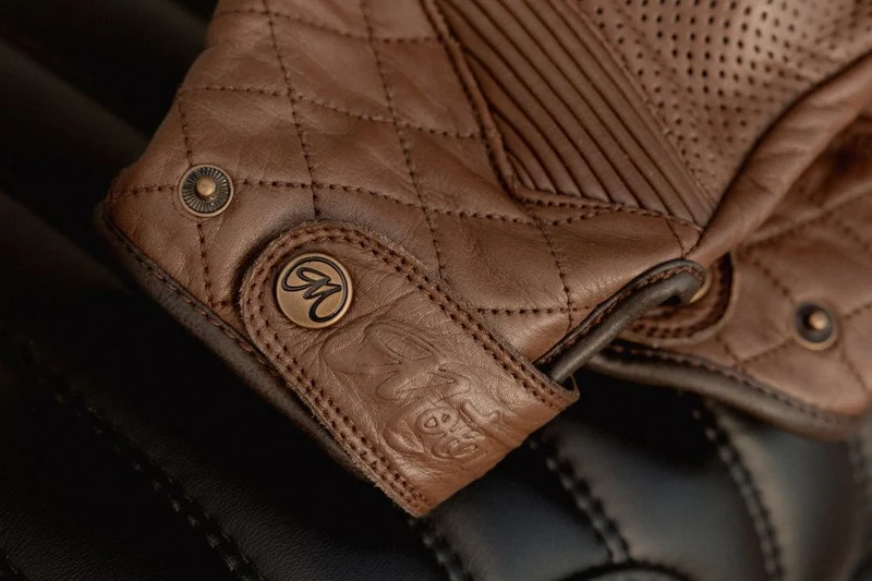 MOTONE MC-07 GUANTES DE MOTO MARRON
