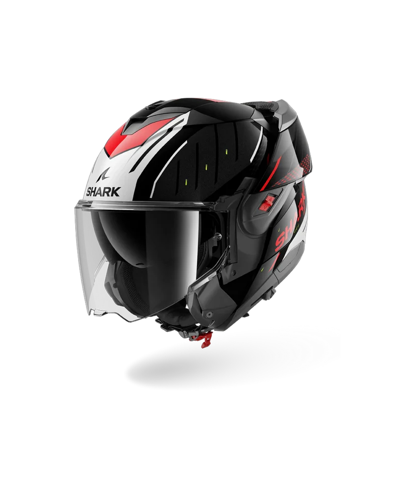 SHARK OXO SPEED-TECH Blanco Rojo NEGRO Casco De Moto