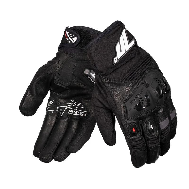 SEVENTY DEGREES SD-N51 DRAGONFLY GUANTES DE MOTO HOMBRE NEGRO ROJO S