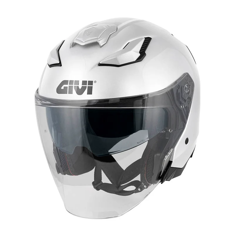 GIVI CASCO JET X31FIBER SOLID BLANCO BRILLO T54