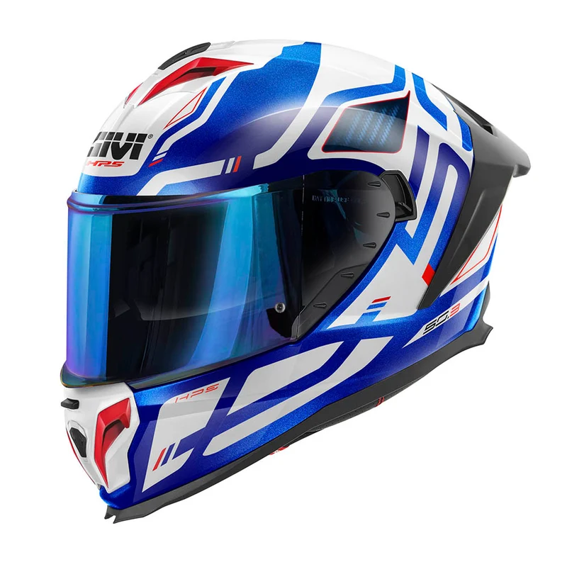 GIVI CASCO FULL ABS 503QUASAR BLANCO BRILLOAZULROJO T54