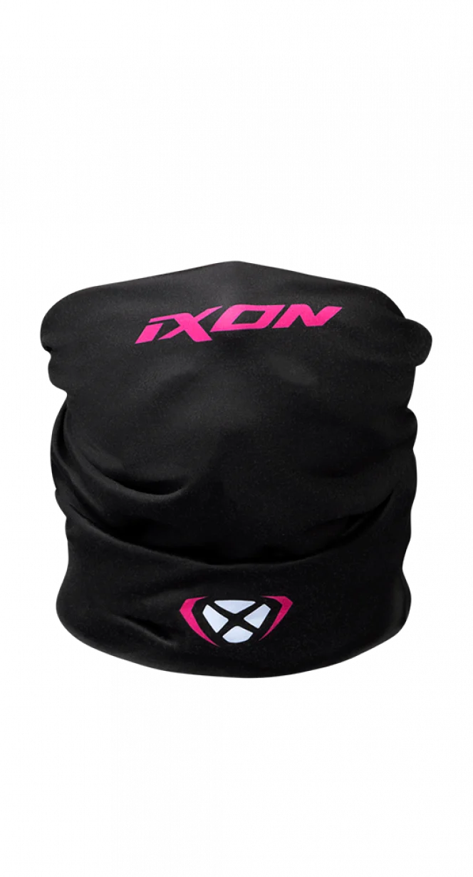 IXON VOID CUELLO MOTO HOMBRE NEGRO BLANCO ROSA