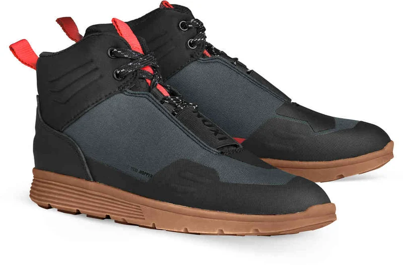 IXON HOPPER hombre Botas moto urbanas verde negro rojo