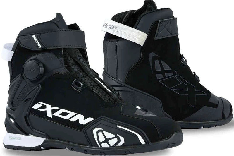 IXON BULL 2 WP Dama ligeras botas negras blancas