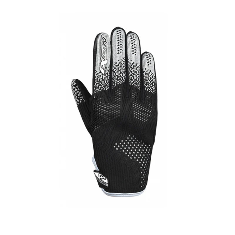 IXON IXFLOW KNIT Hombres Roadster Guantes plata negra
