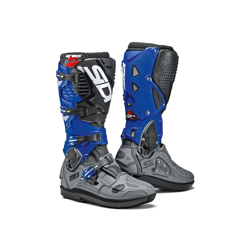 SIDI - BOTAS CROSSFIRE 3 SRS GRIS / AZUL / NEGRO