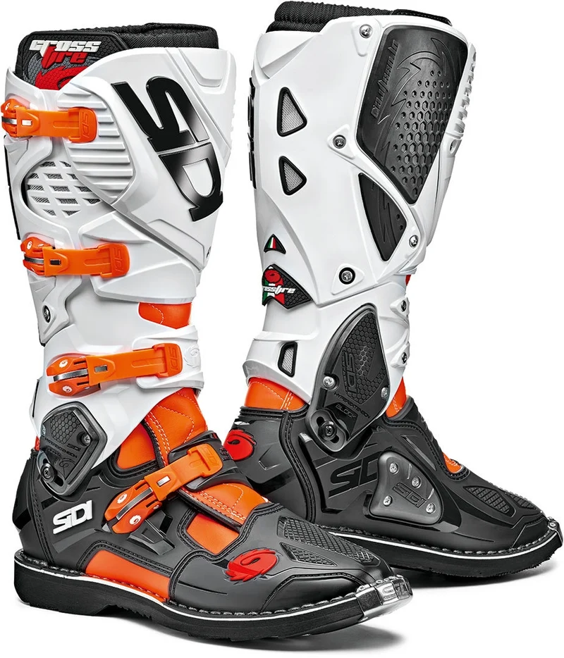 SIDI - BOTAS CROSSFIRE 3 SRS NARANJA / NEGRO / BLANCO
