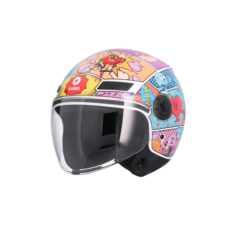 SHIRO CASCO KIOTO COMIC MULTICOLOR