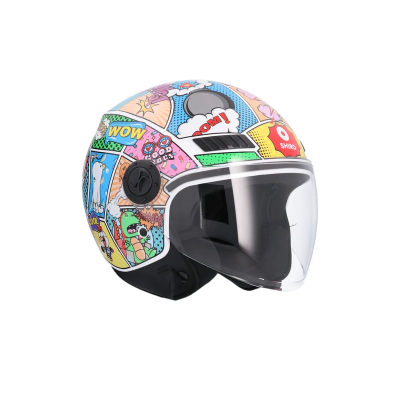 SHIRO CASCO KIOTO COMIC MULTICOLOR