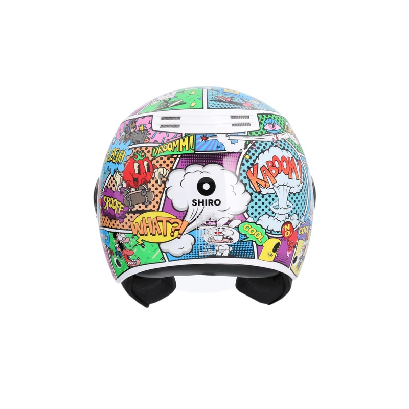 SHIRO CASCO KIOTO COMIC MULTICOLOR