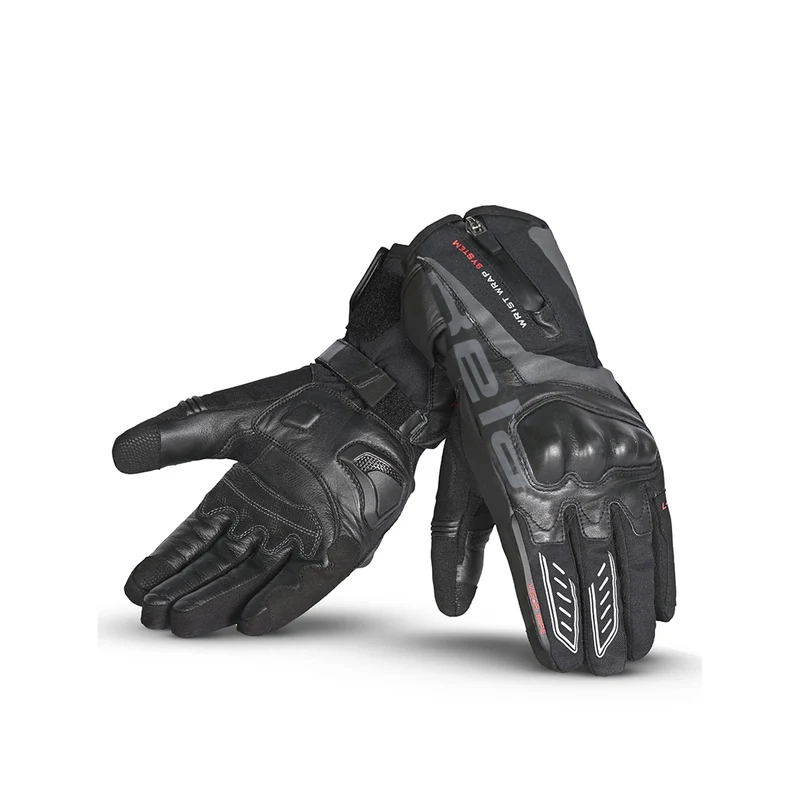 BELA GRIP WINTER WP GUANTES DE MOTO PIEL GLOVES NEGRO