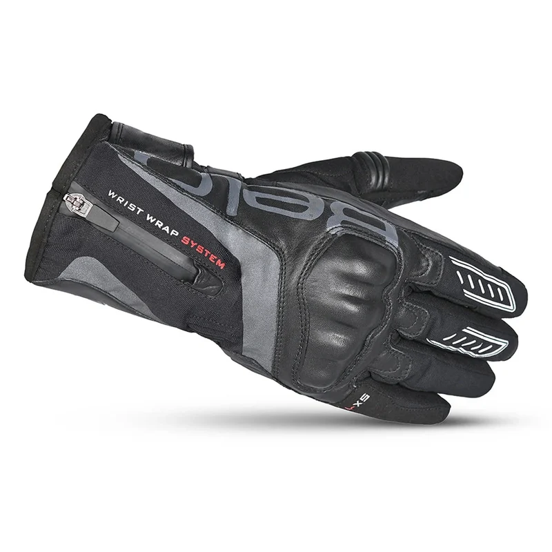BELA GRIP WINTER WP GUANTES DE MOTO PIEL GLOVES NEGRO