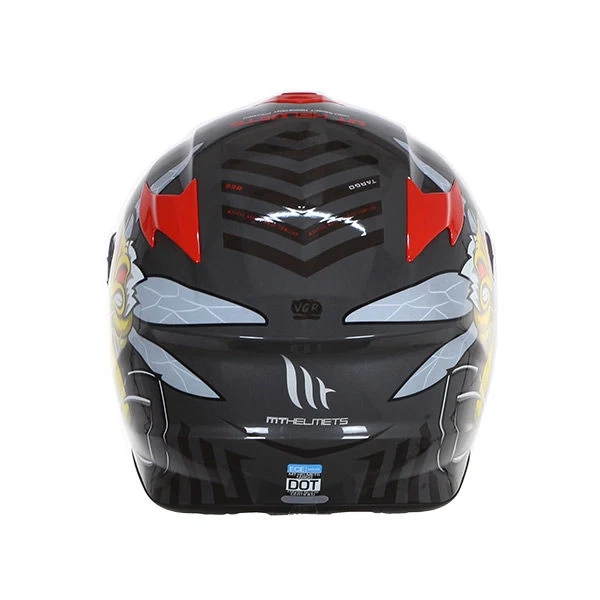 MT FF106 TARGO BEE CASCO DE MOTO B5 RJ FLUOR BRILLO