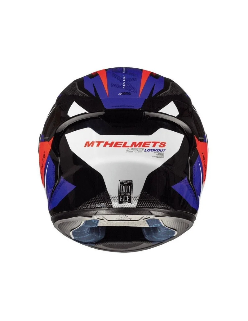 MT FF103 KRE LOOKOUT CASCO DE MOTO G2 ROJO FLOUR BRILLO