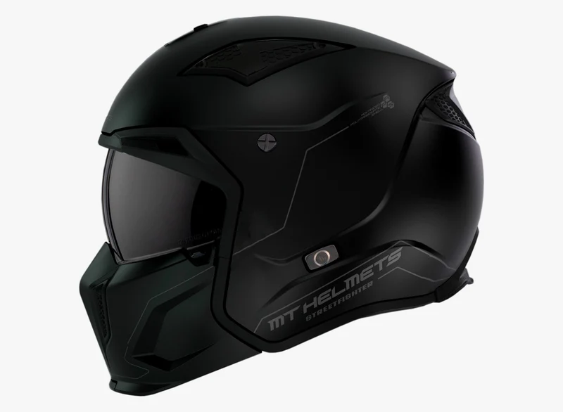 MT TR902XSV STREETFIGHTER SV SOLID MODULAR CASCO DE MOTO A1 NEGRO MATE