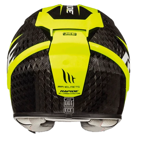 MT FF104PRO RAPIDE PRO CARBON CASCO DE MOTO C3 AMARILLO FLUOR BRILLO