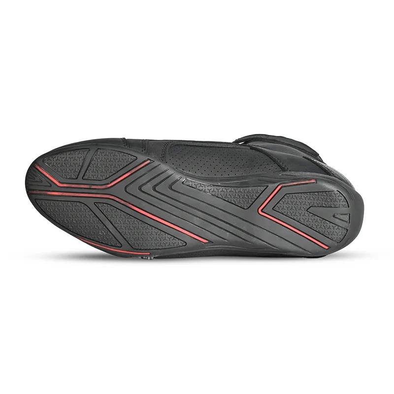 SHUA DUKE PRO BOTAS DE MOTO PIEL MUJER NEGRO BLANCO