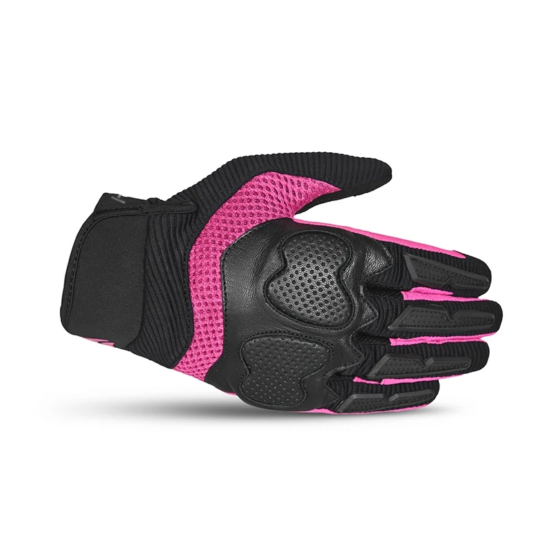 R-TECH CRUISER GUANTES DE MOTO HOMBRE NEGRO ROSA