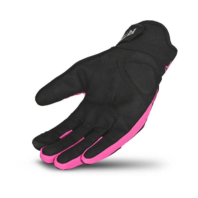 R-TECH CRUISER GUANTES DE MOTO HOMBRE NEGRO ROSA