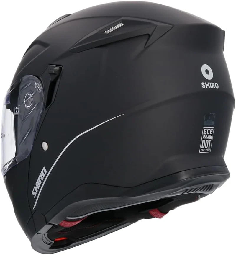 SHIRO CASCO FF950 DISCOVER MONOCOLOR NEGRO