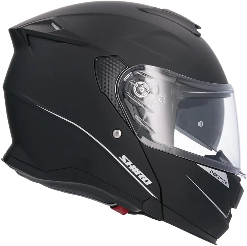 SHIRO CASCO FF950 DISCOVER MONOCOLOR NEGRO