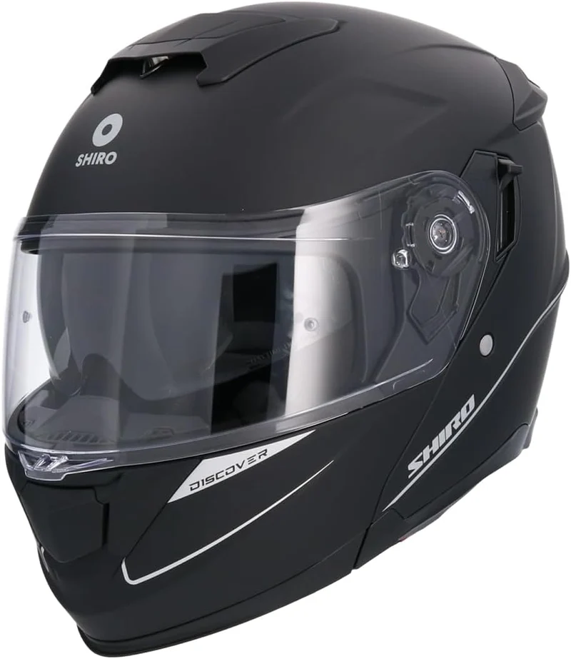 SHIRO CASCO FF950 DISCOVER MONOCOLOR NEGRO