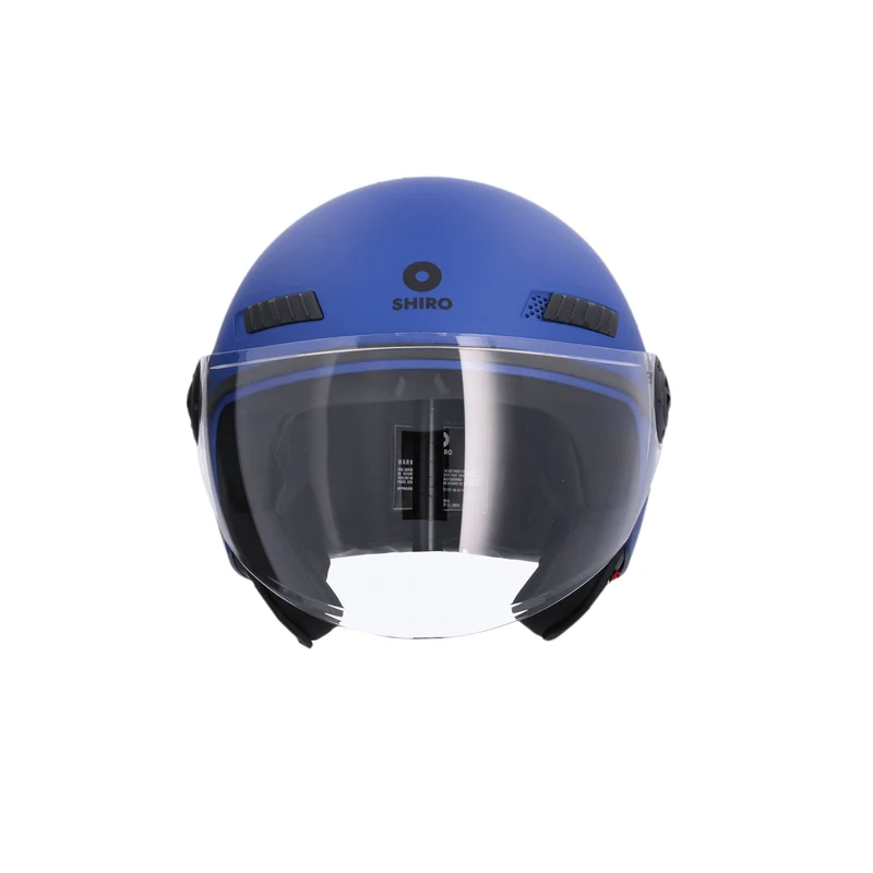 SHIRO CASCO SH-62 KIOTO MONOCOLOR AZUL MATE