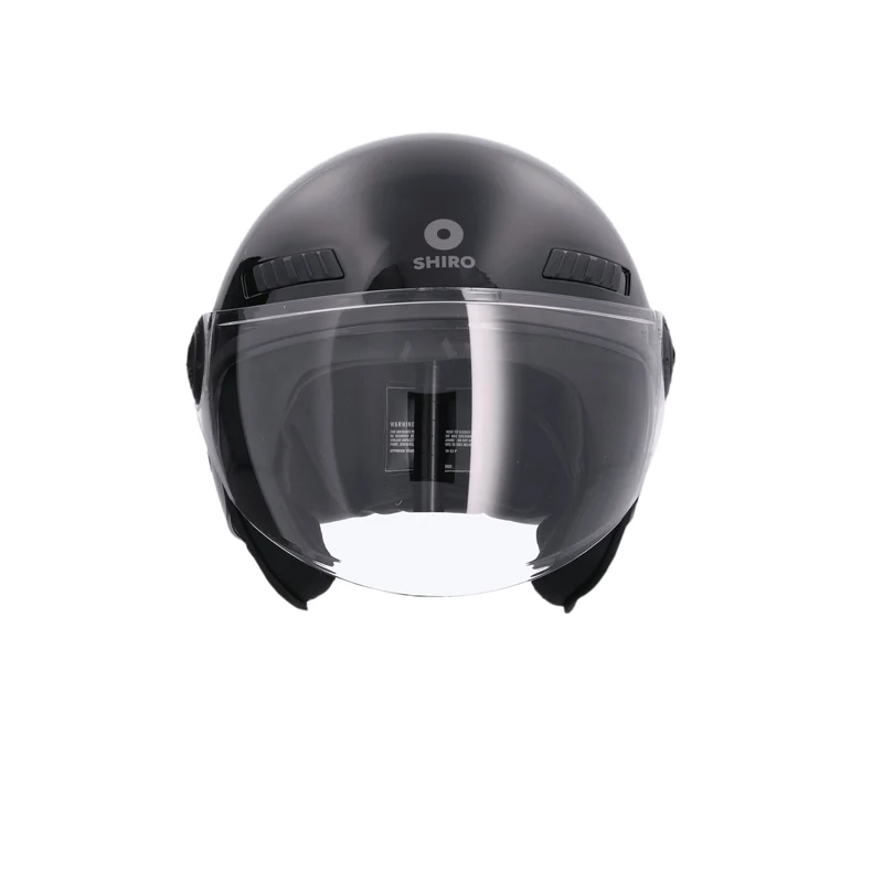 SHIRO CASCO SH-62 KIOTO MONOCOLOR NEGRO