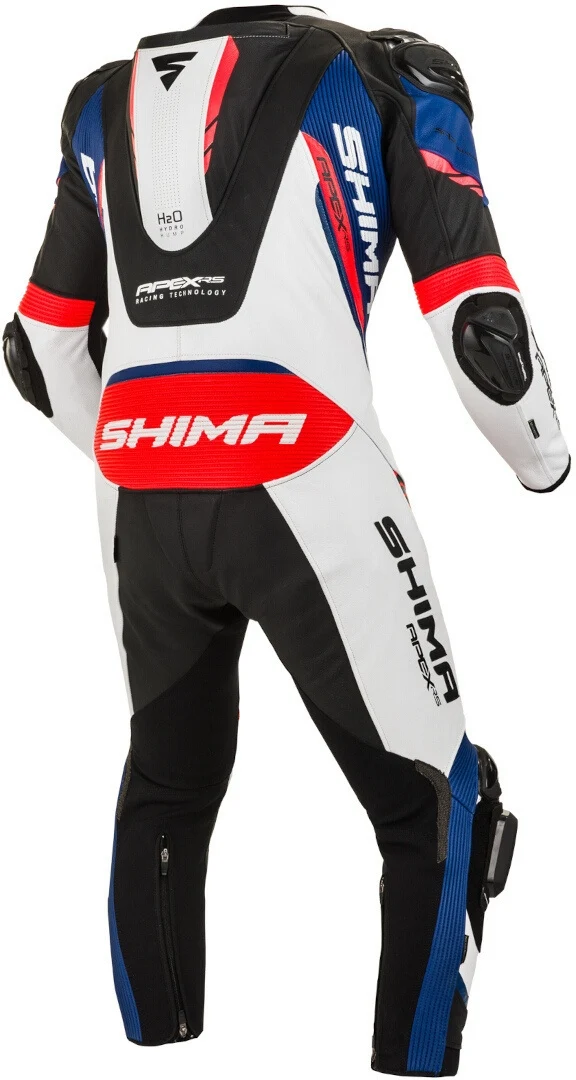 SHIMA APEX RS 1PC MONO DE MOTO 1PC BLANCO AZUL