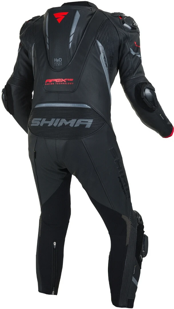 SHIMA APEX RS 1PC MONO DE MOTO NEGRO ROJO