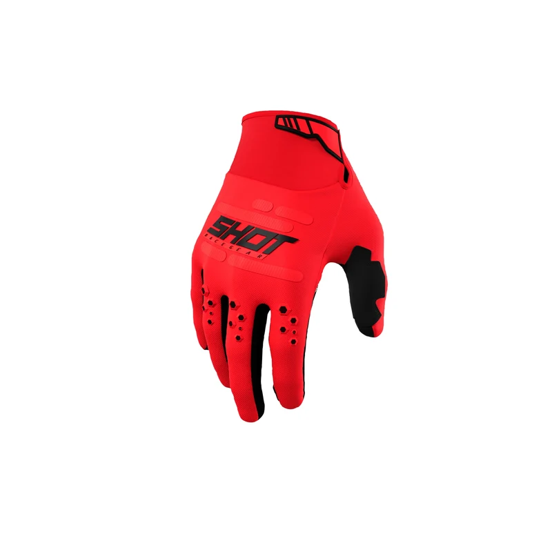 SHOT VISION GUANTES DE MOTO ROJO