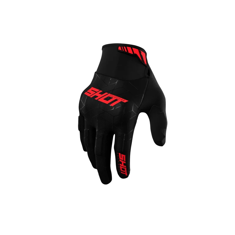 SHOT DRFIT GUANTES DE MOTO SPIDER ROJO