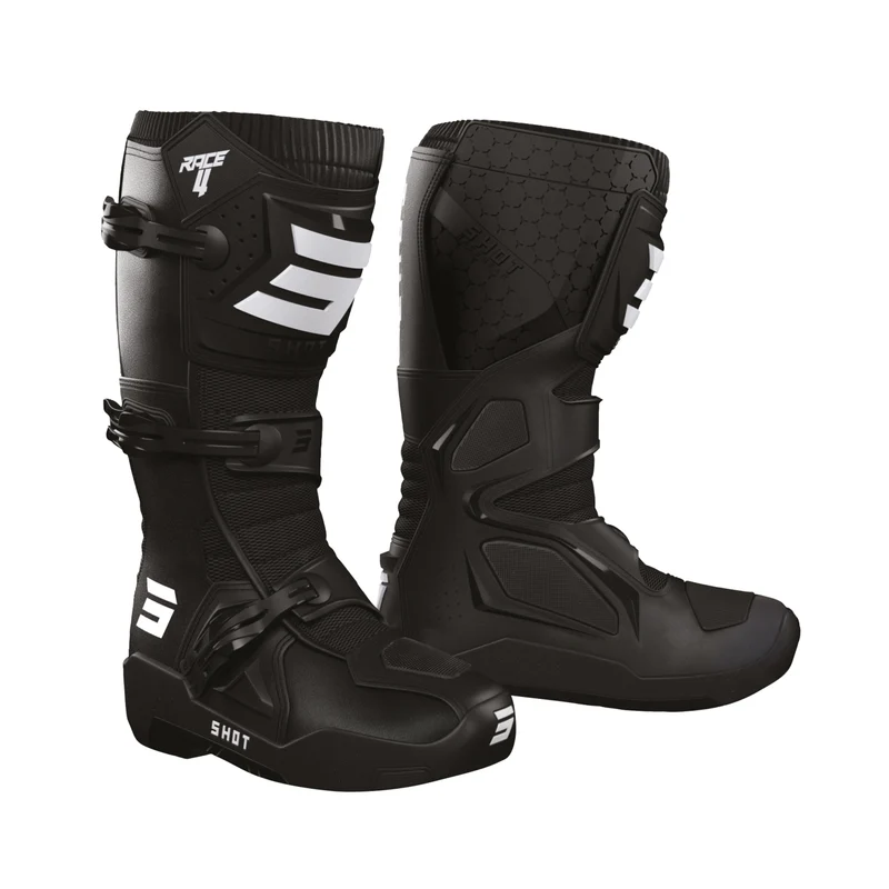 SHOT RACE 4 BOTAS DE MOTOCROSS BLACK
